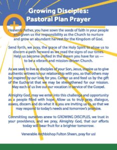 Growing Disciples prayer card pg 2